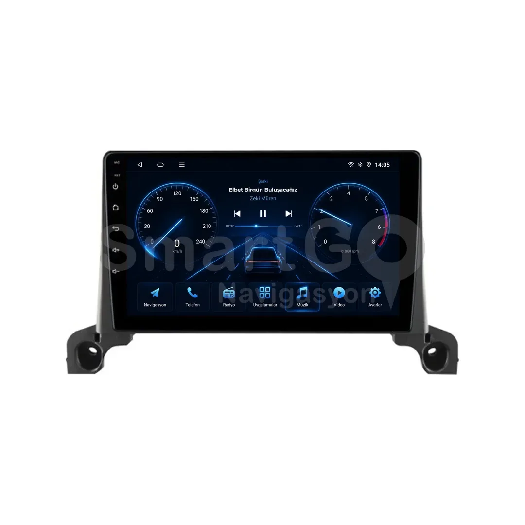 Peugeot 5008 Android Multimedya Sistemi (2017-2023) - 3008 9 İnç
