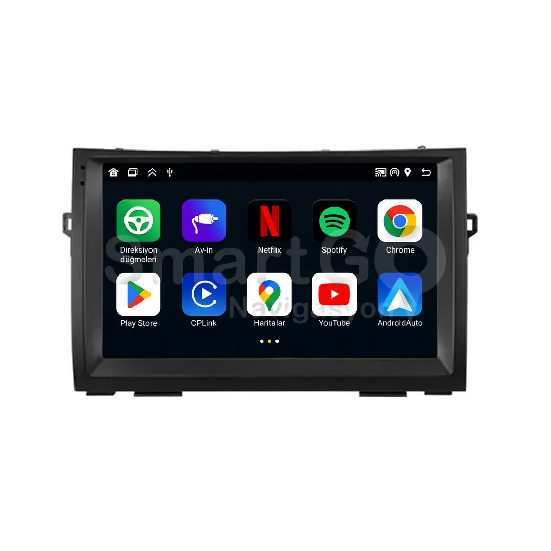 Toyota Prius Android Multimedya Sistemi (2005-2009) - 9 İnç