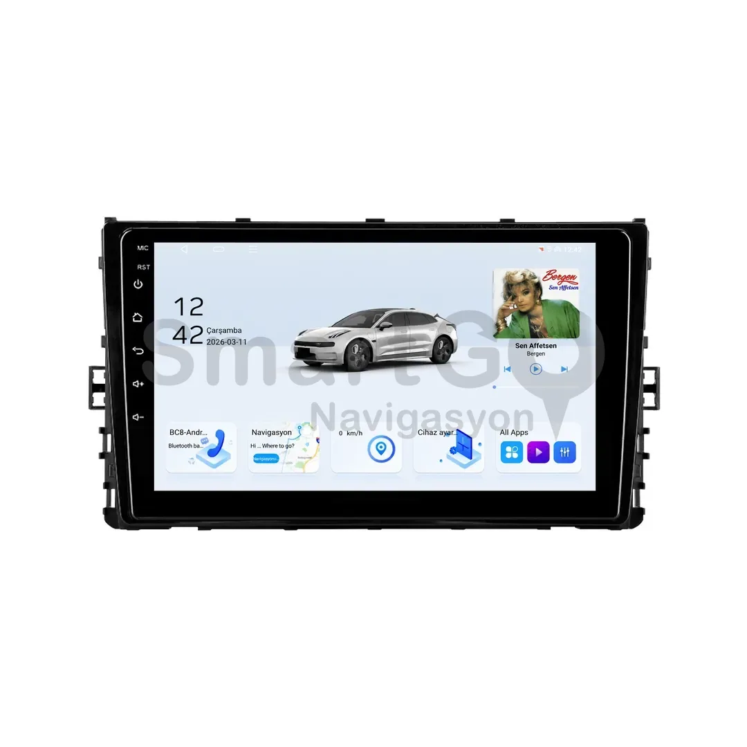 Volkswagen Taigo Android Multimedya Sistemi (2022-2025) - California 9 İnç