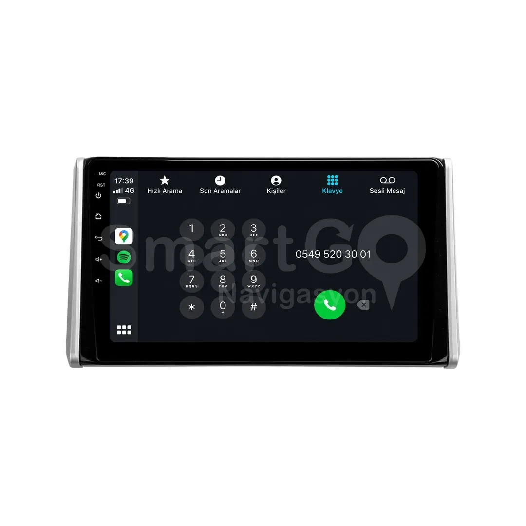 Toyota RAV4 Android Multimedya Sistemi (2019-2022) - 10 İnç