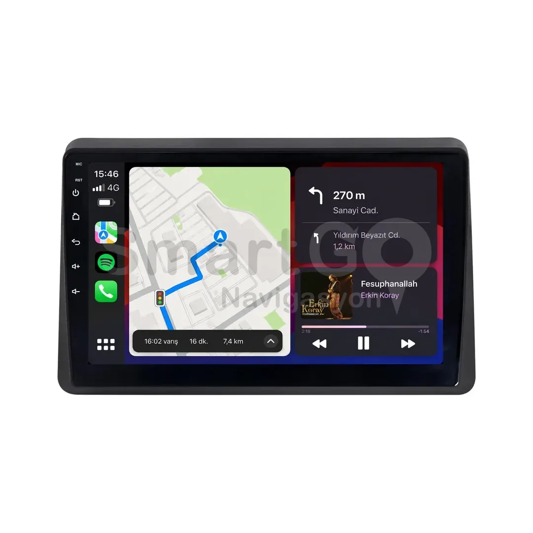 Renault Master Android Multimedya Sistemi (2020-2024) - 10 İnç