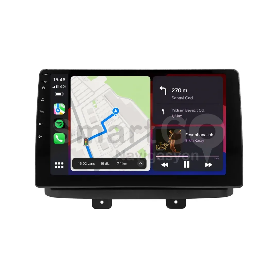 Fiat Doblo Panorama D2 Android Multimedya Sistemi (2001-2013) - Cargo 9 İnç