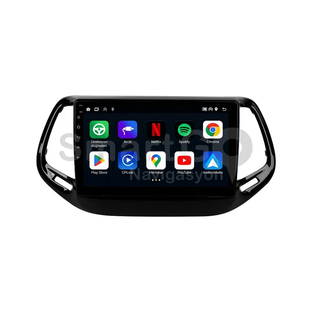 Jeep Compass Android Multimedya Sistemi (2017-2020) - 10 İnç