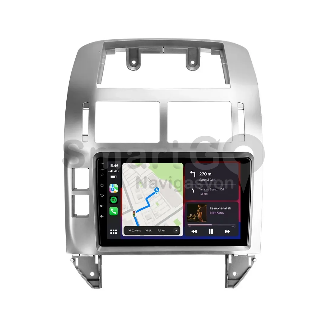Volkswagen Polo Android Gri Multimedya Sistemi (2003-2009) - 9 İnç