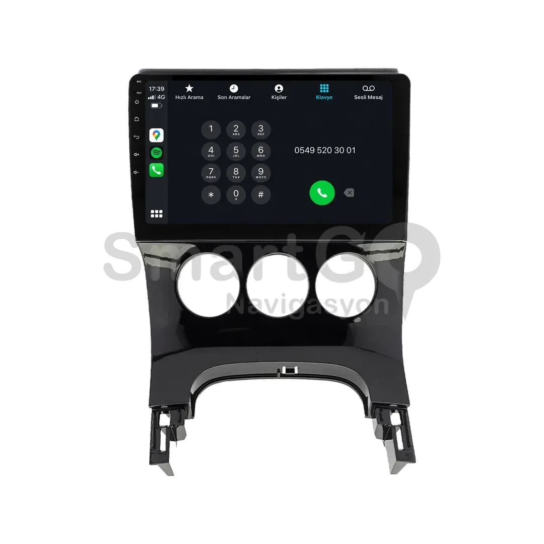 Peugeot 5008 Android Multimedya Sistemi (2010-2016) - 3008 Manuel 9 İnç