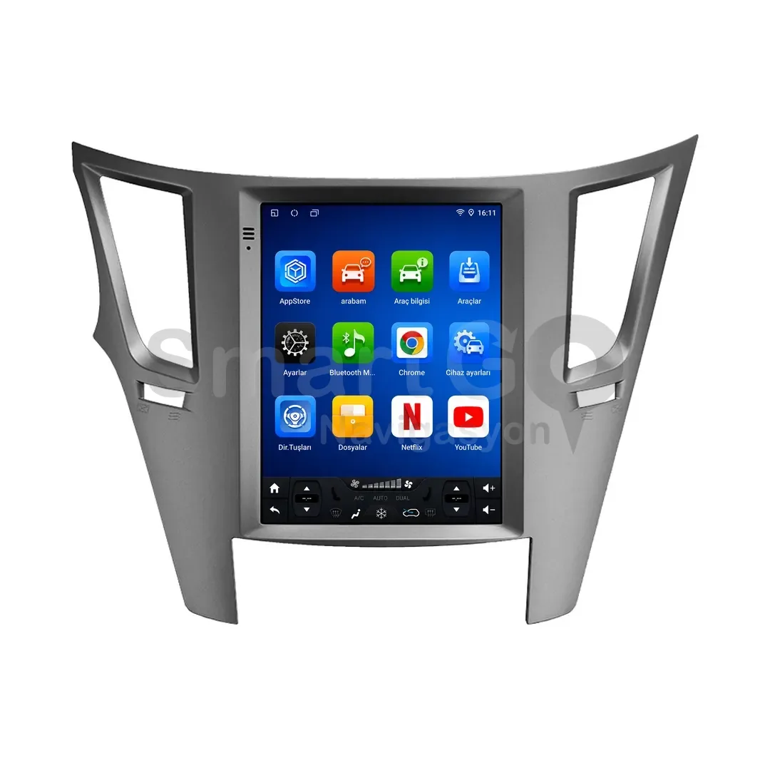 Subaru Outback Android Tesla Multimedya Sistemi (2010-2014) - Legacy 9.7 İnç