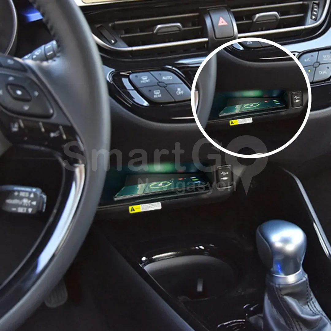 Toyota C-HR Kablosuz Hızlı Şarj Ünitesi