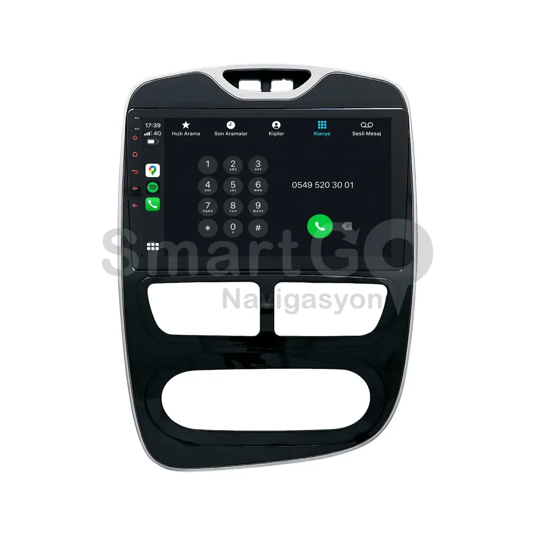 Renault Clio Android Multimedya Sistemi (2012-2016) - 10 İnç