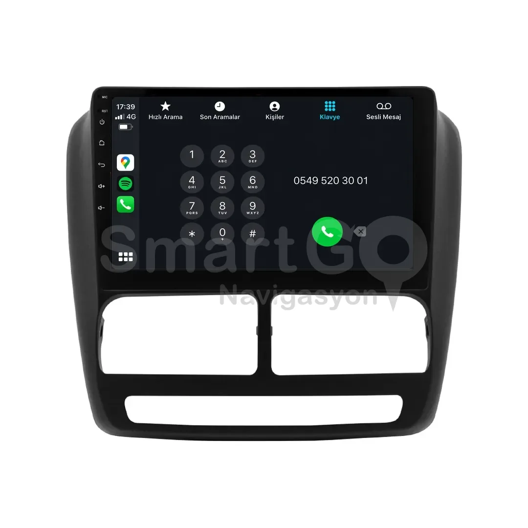 Opel Combo Android Multimedya Sistemi (2012) - Fiat Doblo Cargo D3 10 İnç