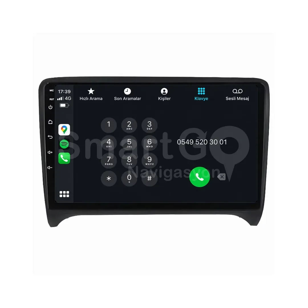 Audi TT Android Multimedya Sistemi (2007-2013) - 9 İnç