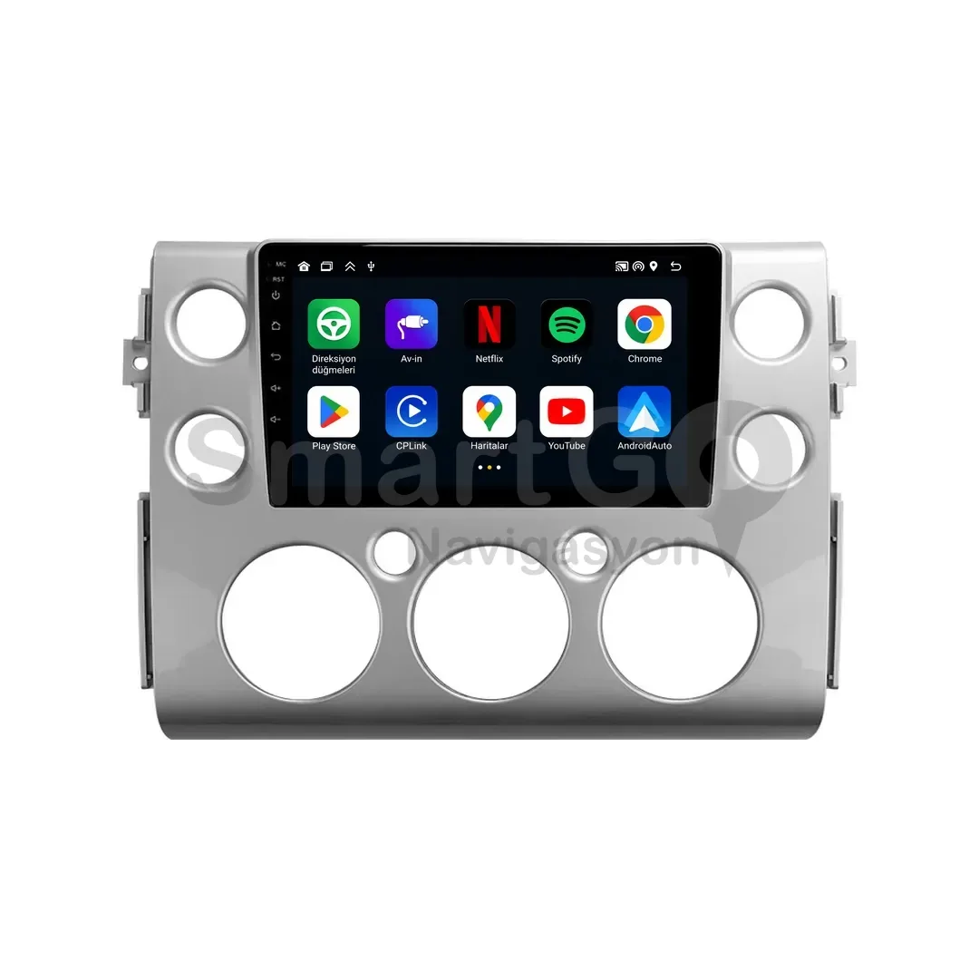Toyota FJ Cruiser Android Multimedya Sistemi (2007-2013) - 9 İnç