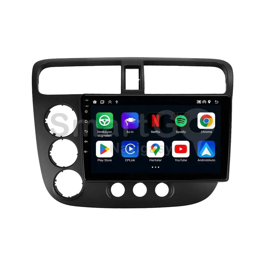 Honda Civic Android Multimedya Sistemi (2001-2006) - 9 İnç