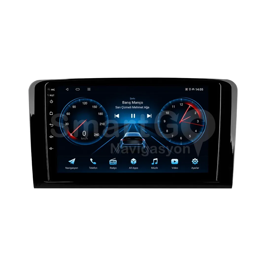 Mercedes ML Android Multimedya Sistemi (2005-2011) - GL 9 İnç