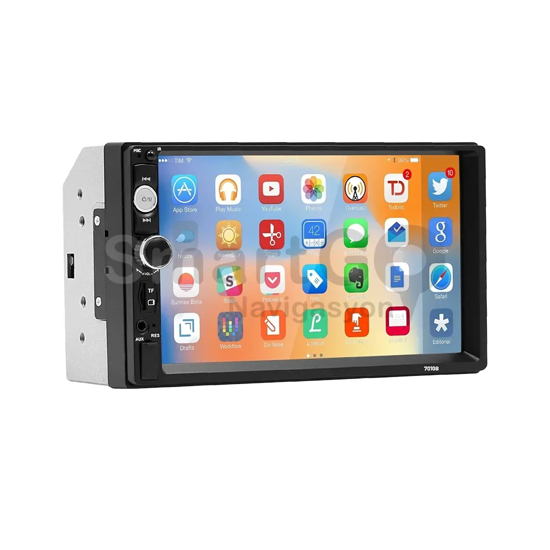 7.0 İnç Potansiyometreli Universal MP5 Double DIN Teyp CarPlaysiz