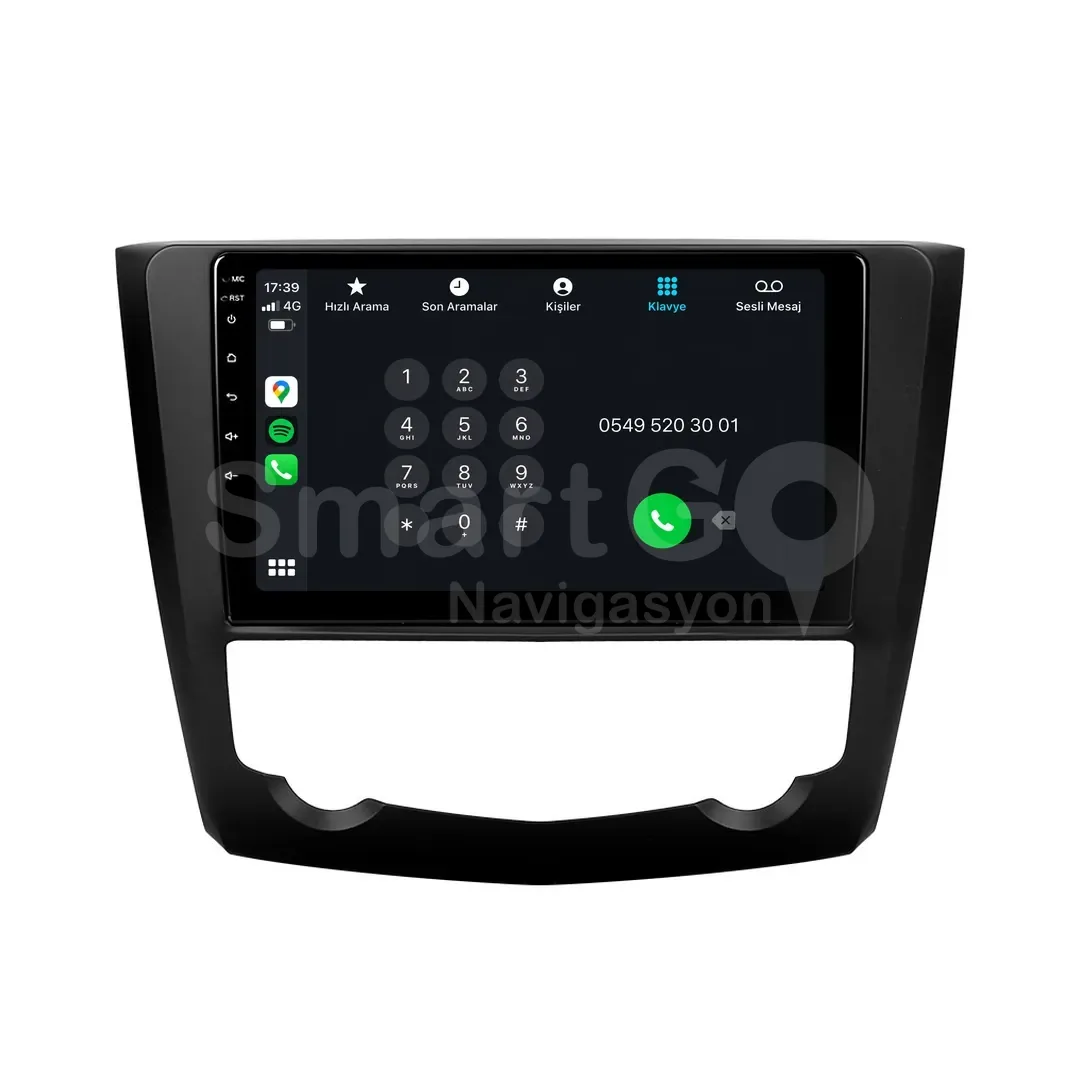 Renault Kadjar Android Multimedya Sistemi (2015-2019) - 9 İnç