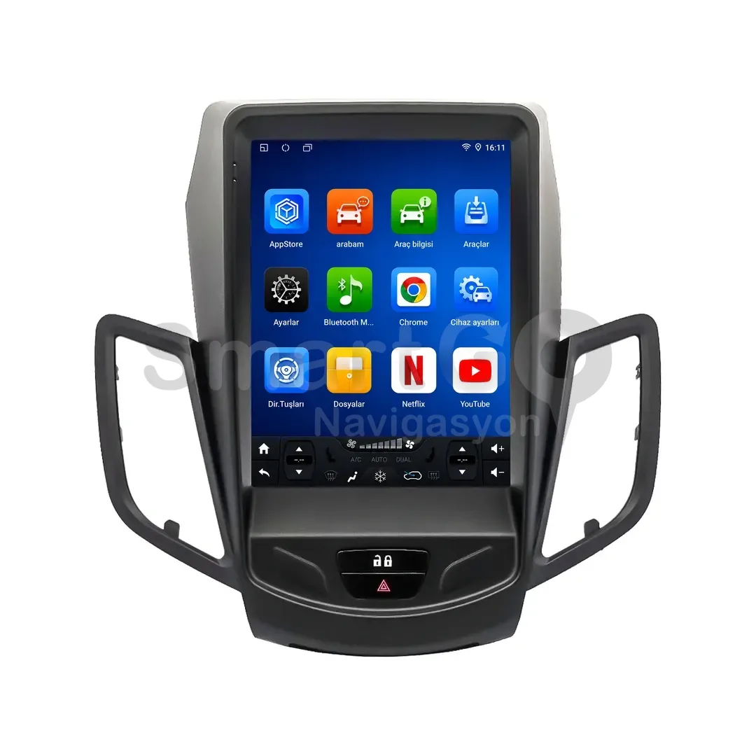Ford Fiesta Android Tesla Multimedya Sistemi (2009-2017) - 9.7 İnç