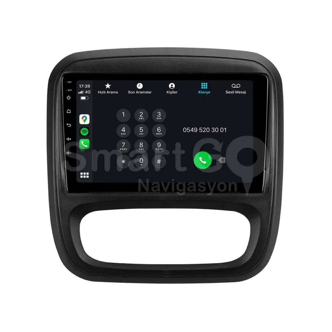 Renault Trafic Android Multimedya Sistemi (2019-2021) - 9 İnç
