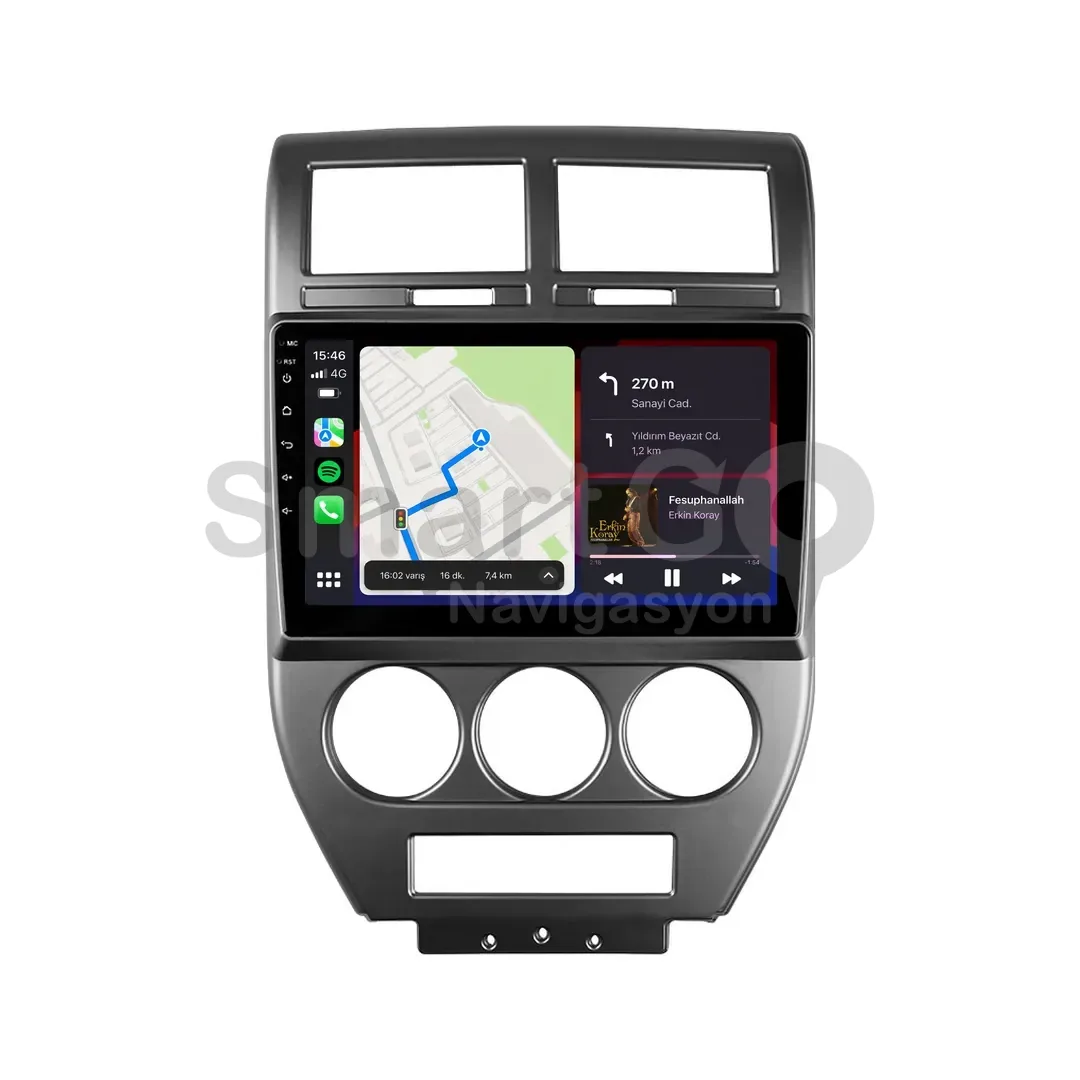 Jeep Patriot Android Multimedya Sistemi (2007-2009) - Dodge Caliber 10 İnç