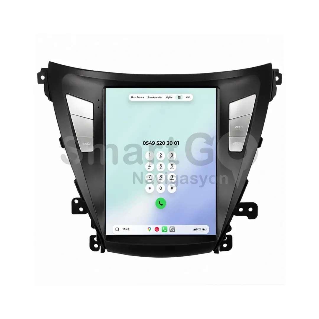 Hyundai Elantra Android Tesla Multimedya Sistemi (2014-2015) - 9.7 İnç
