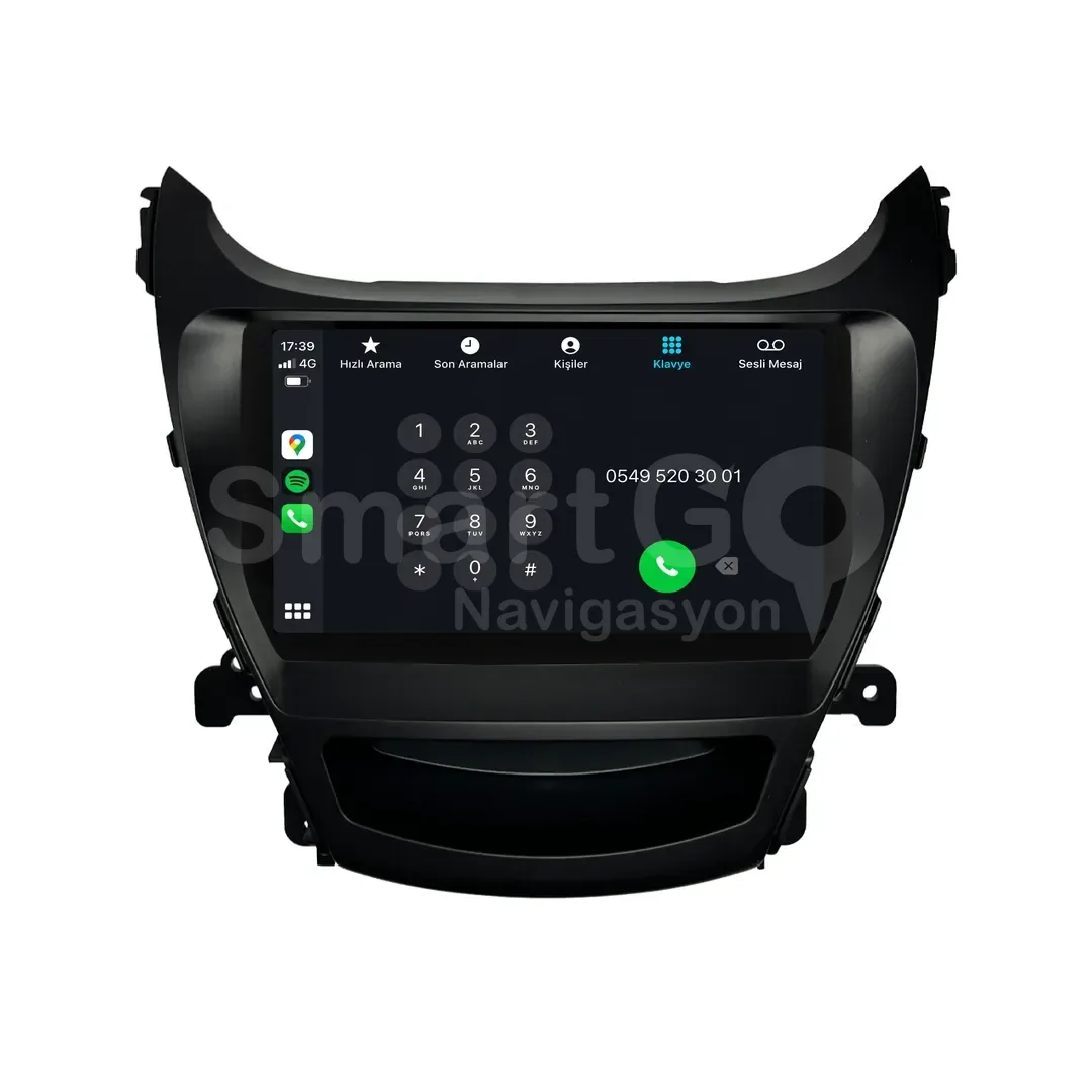 Hyundai Elantra Android Multimedya Sistemi (2014-2015) - 9 İnç