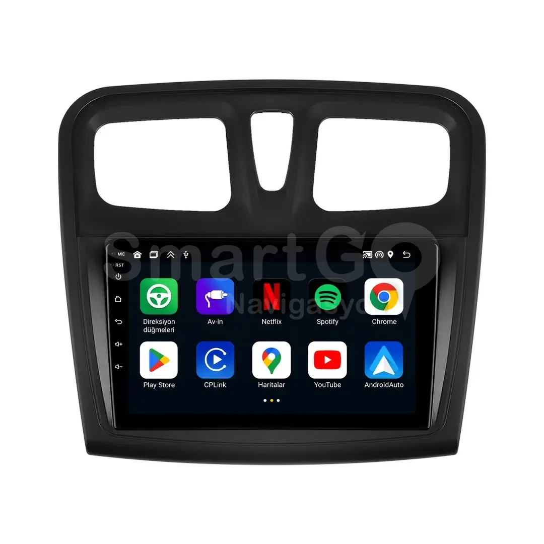Renault Symbol Android Multimedya Sistemi (2013-2019) - 9 İnç