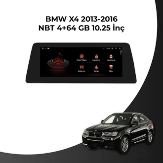 BMW X3 F25 / X4 F26 2013-2016 OEM 10.25 İnç Android Multimedya