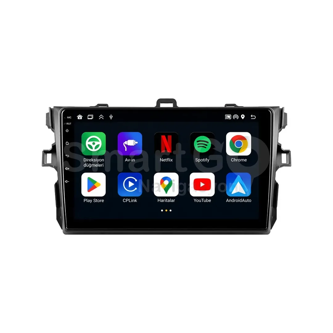 Toyota Corolla Android Multimedya Sistemi (2007-2012) - 9 İnç