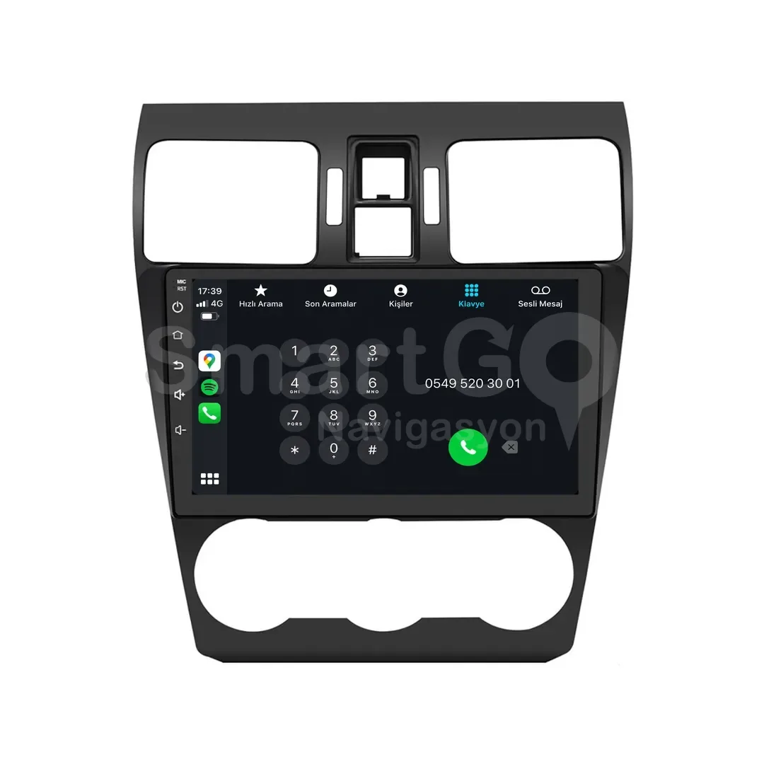 Subaru XV Android Multimedya Sistemi (2015-2017) - Forester 9 İnç