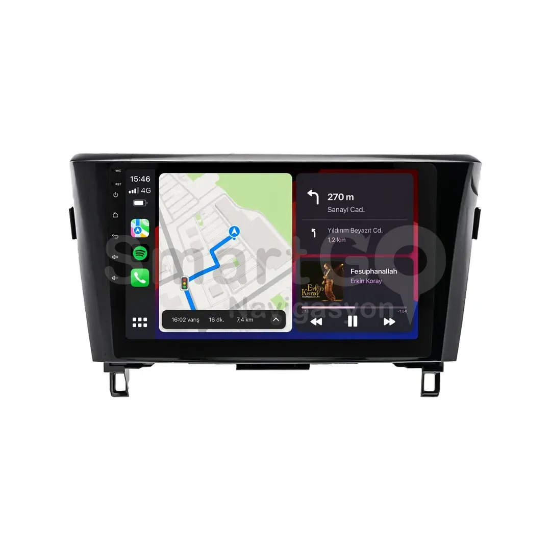 Nissan Qashqai Android Multimedya Sistemi (2014-2020) - 9 İnç