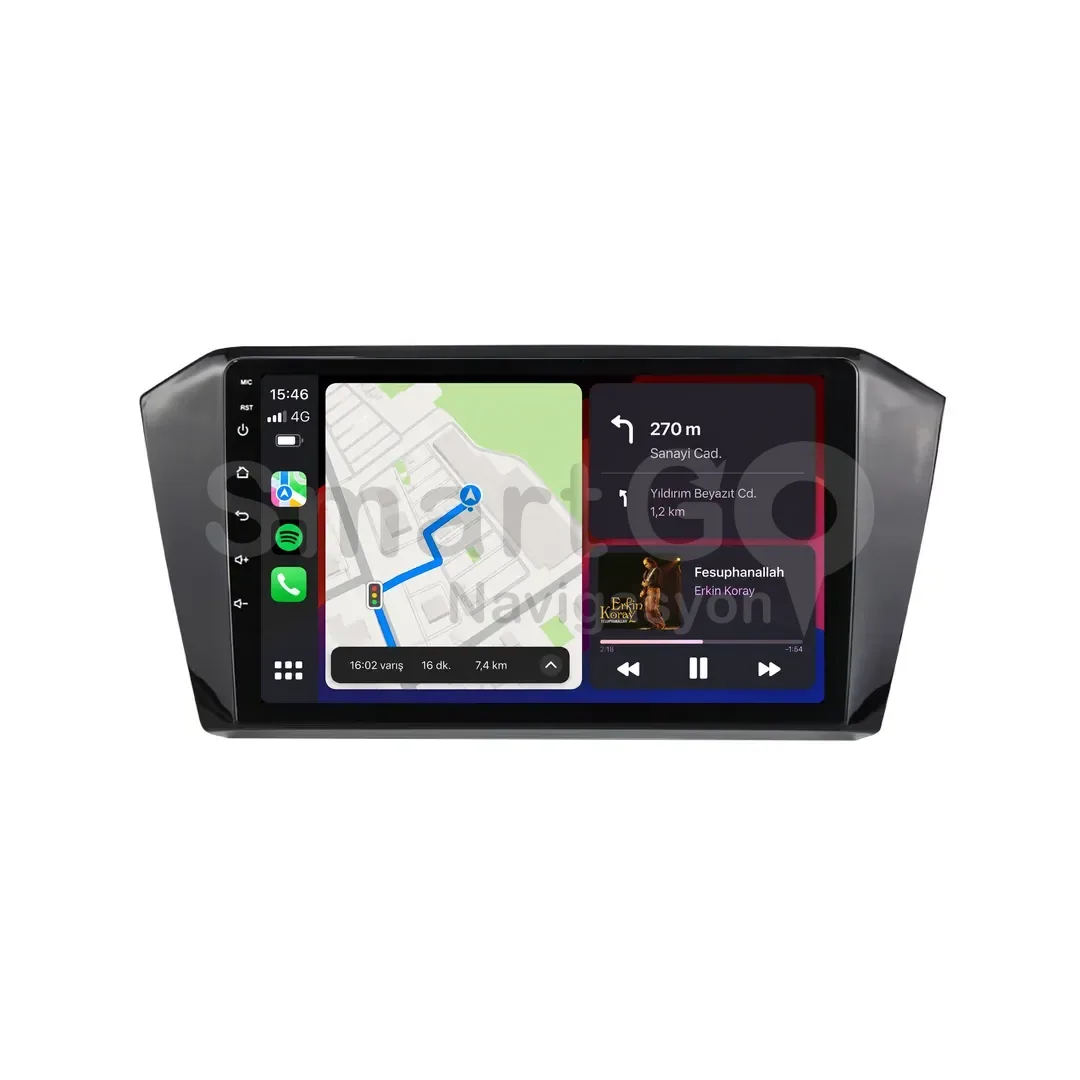 Volkswagen Passat Android Multimedya Sistemi (2015-2022) - 10 İnç