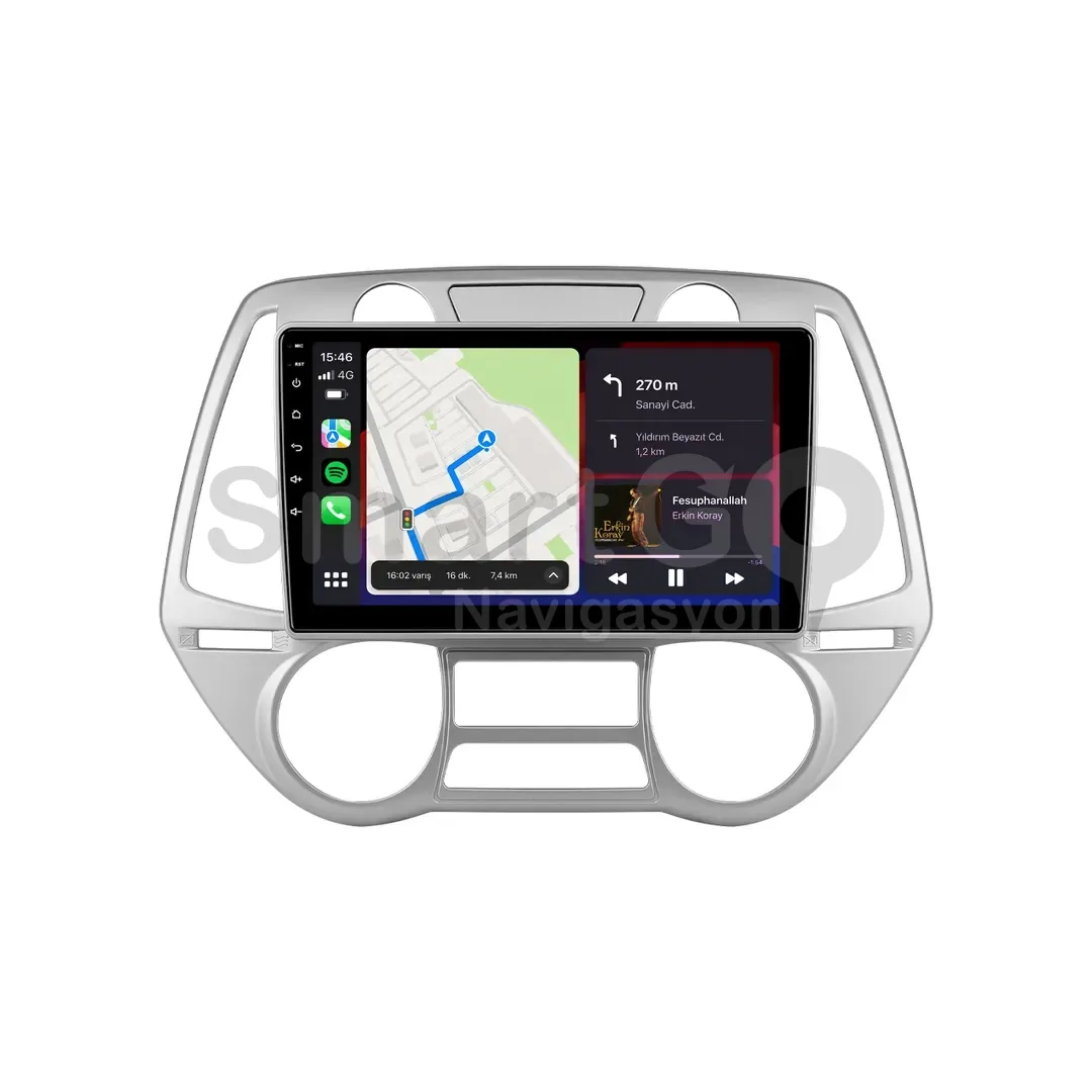 Hyundai i20 Android Multimedya Sistemi (2008-2011) - 9 İnç Old