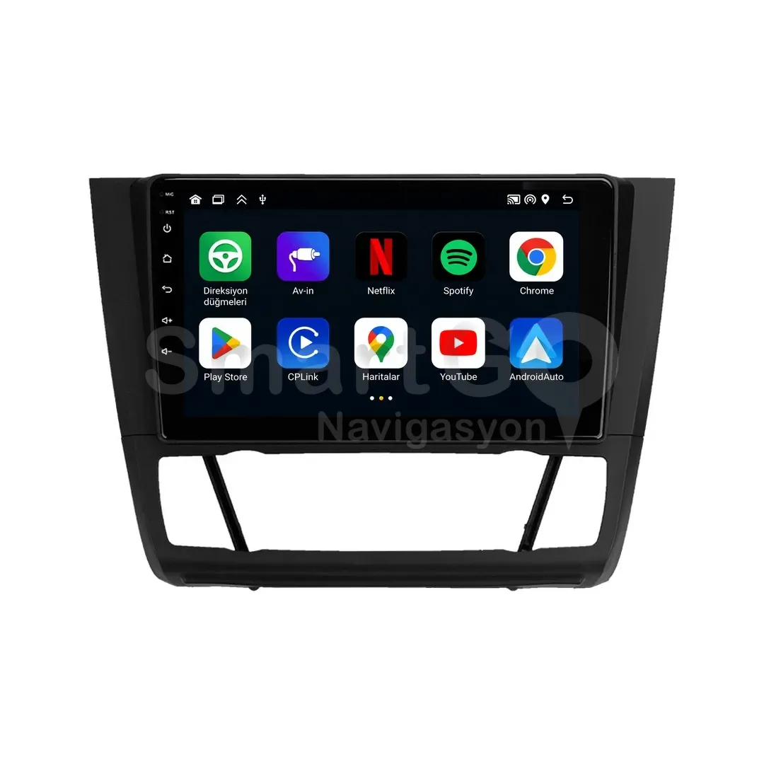 BMW 1 Series Android Multimedya Sistemi (2004-2011) - Dijital 9 İnç