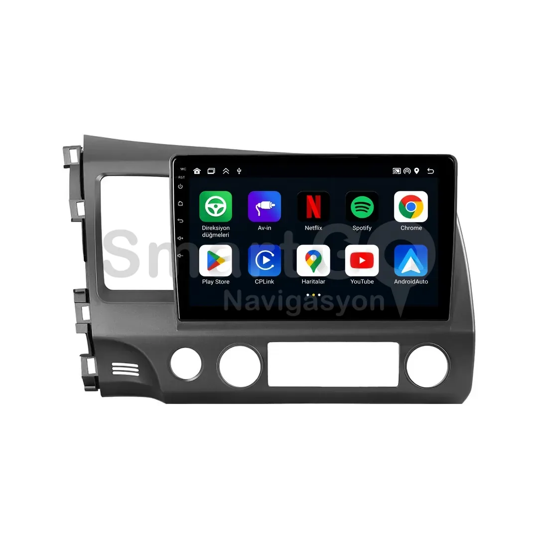 Honda Civic Android Multimedya Sistemi 10 İnç (2006-2012)