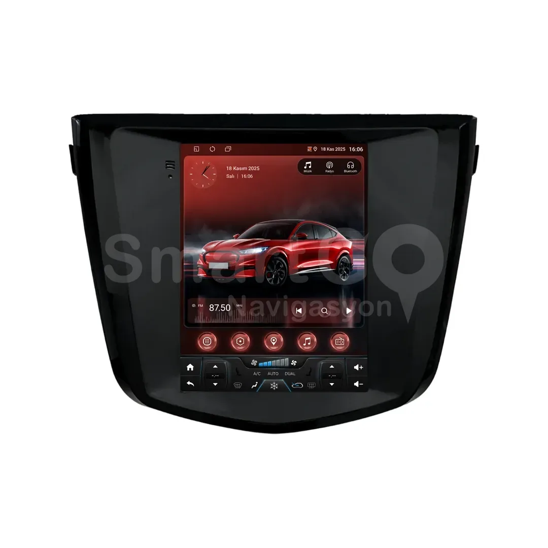 Nissan X-Trail Android Tesla Multimedya Sistemi (2014-2021) - Qashqai 9.7 İnç