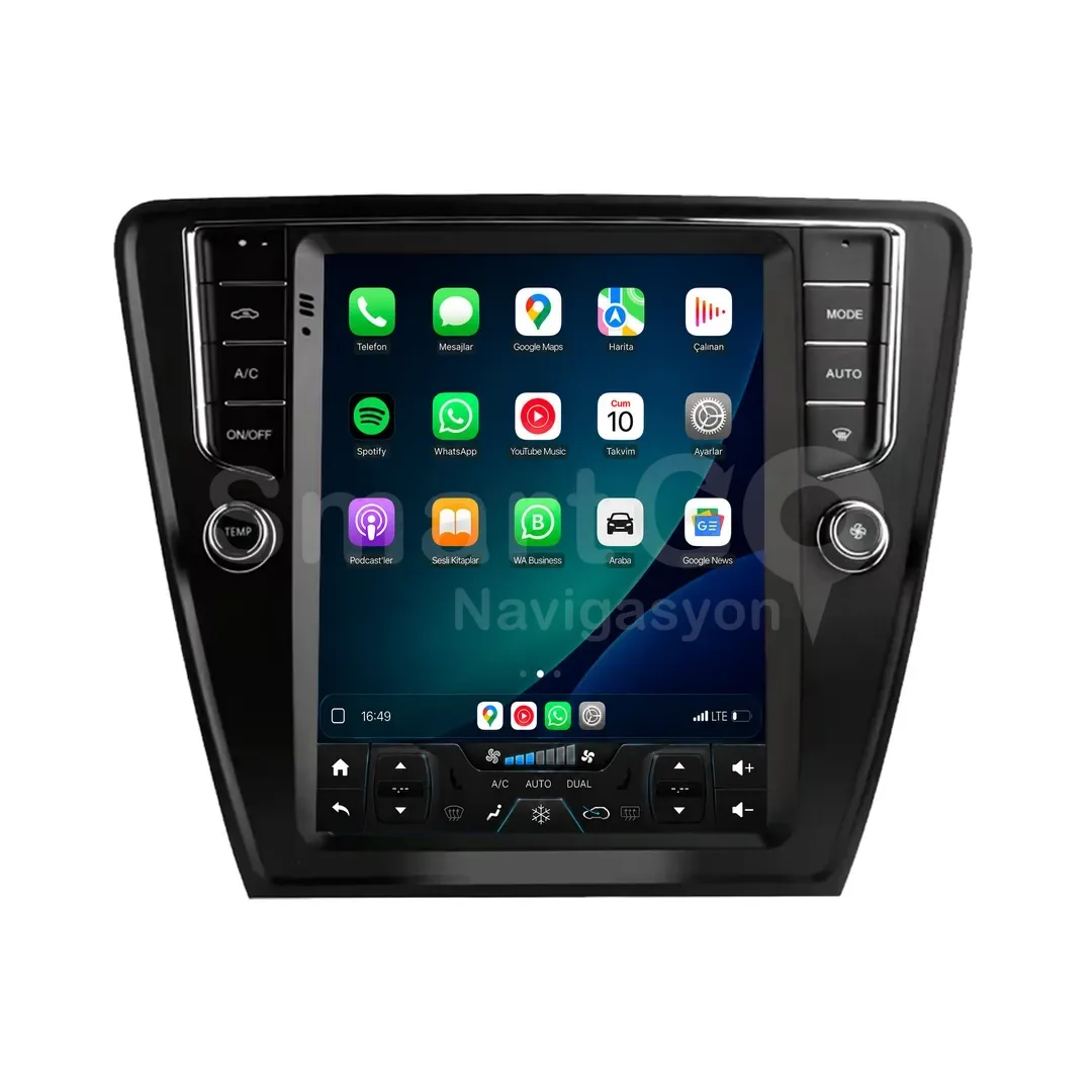 Skoda Octavia Android Tesla Multimedya Sistemi (2013-2019) - 9.7 İnç