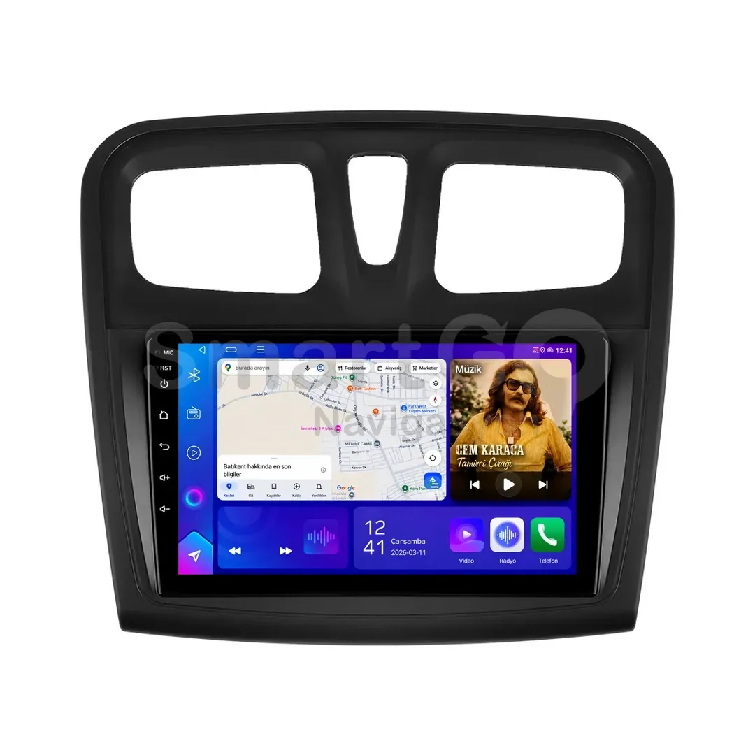 Renault Symbol Android Multimedya Sistemi (2013-2019) - 9 İnç