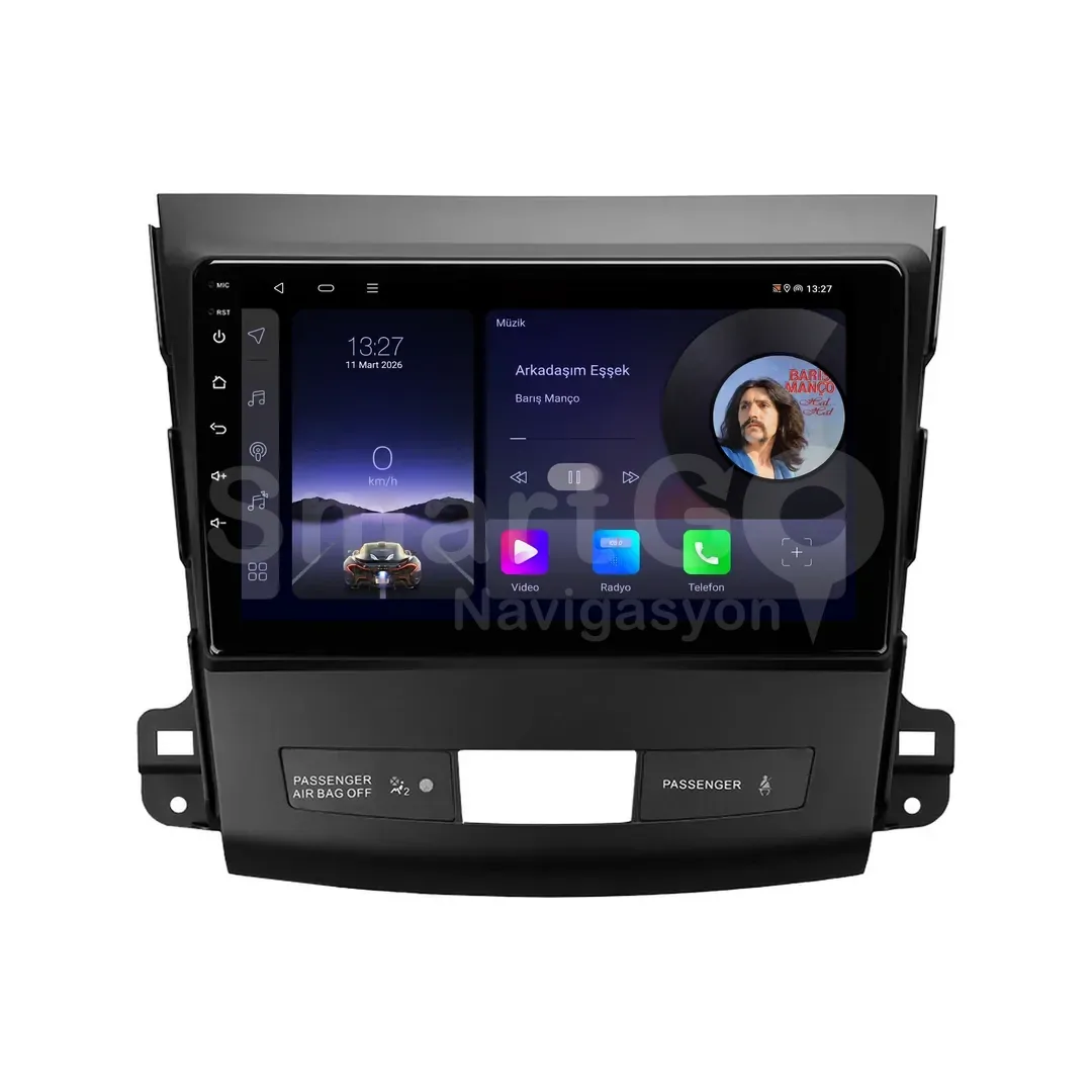 Peugeot 4007 Android Multimedya Sistemi (2009-2010) - Mitsubishi Outlander 9 İnç
