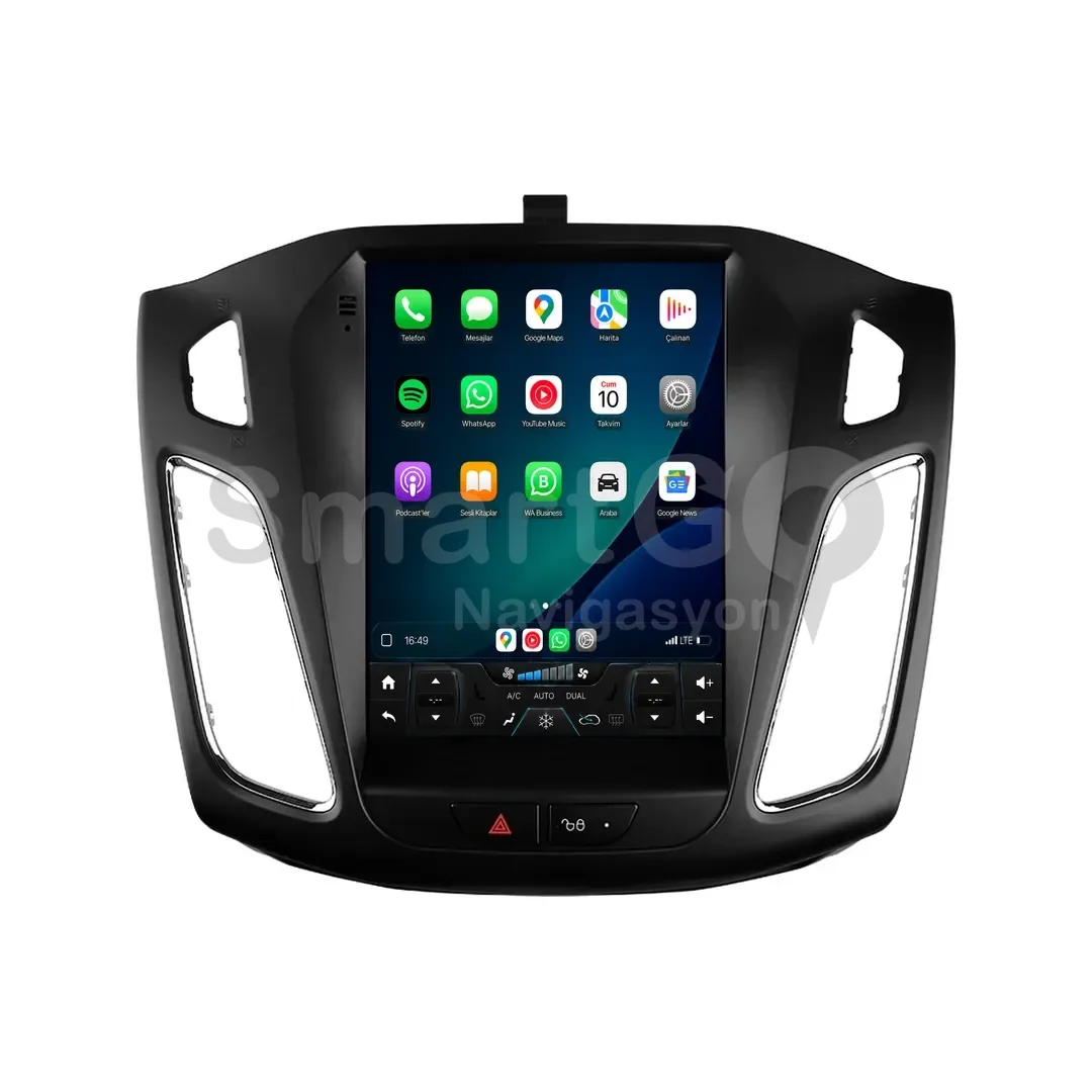 Ford Focus Android Tesla Multimedya Sistemi (2011-2018) - 9.7 İnç