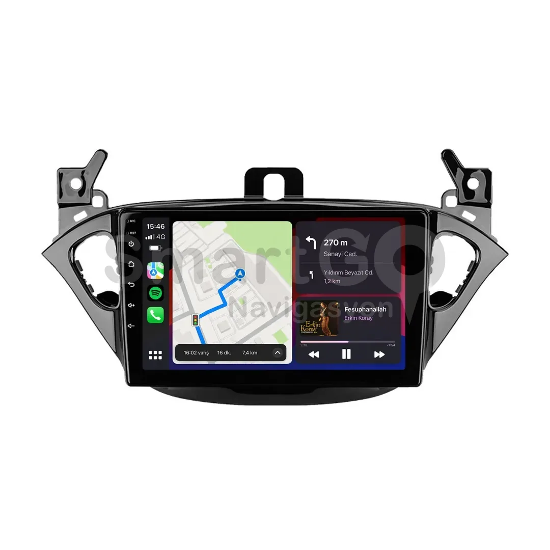 Opel Corsa Android Multimedya Sistemi (2015-2019) - Adam 9 İnç