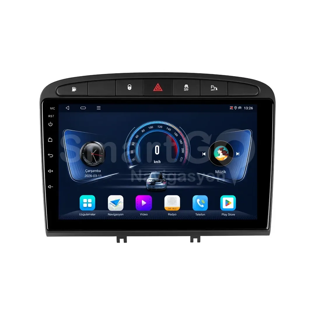Peugeot RCZ Android Multimedya Sistemi (2011-2015) - 308 9 İnç