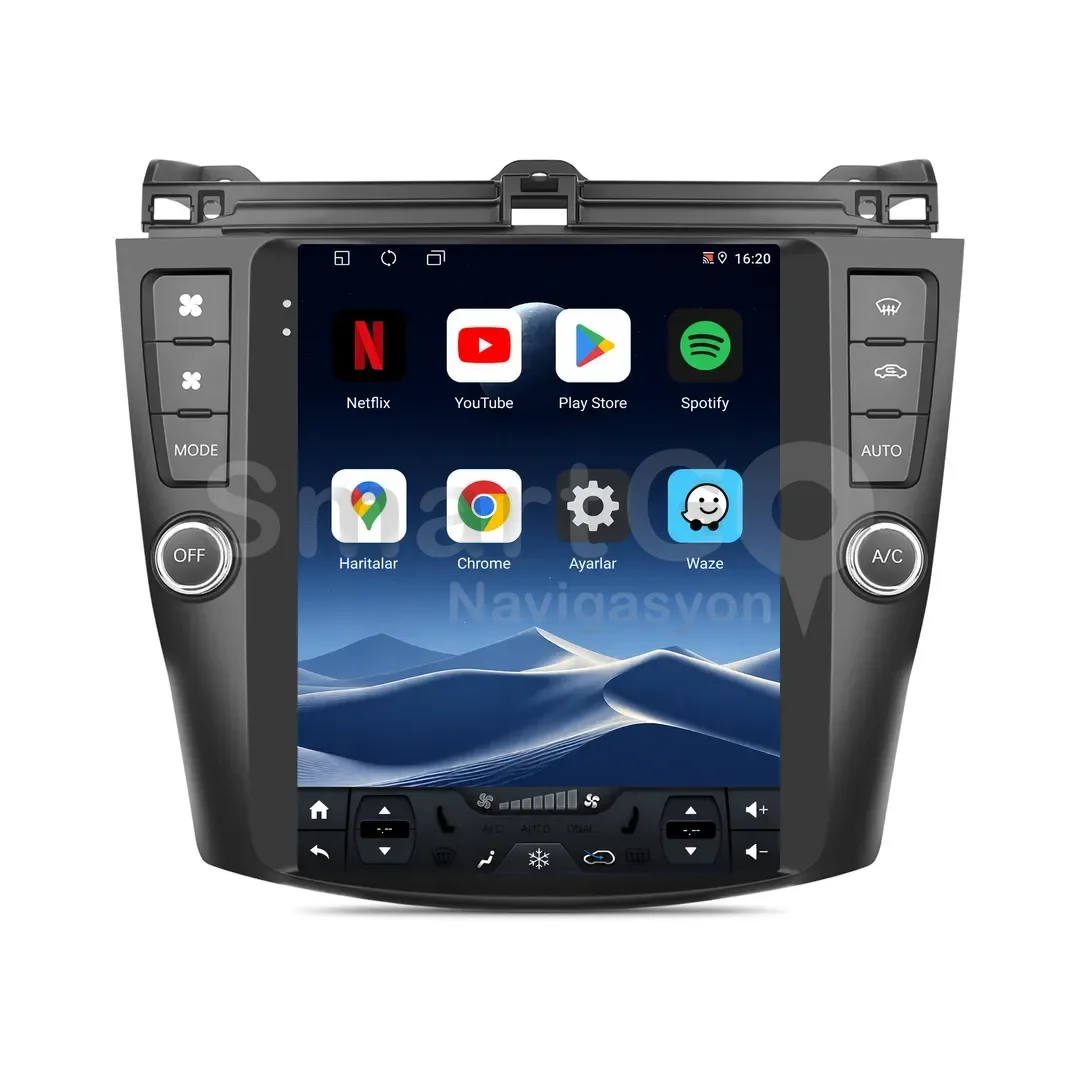 Honda Accord Android Tesla Multimedya Sistemi (2003-2008) - 9.7 İnç