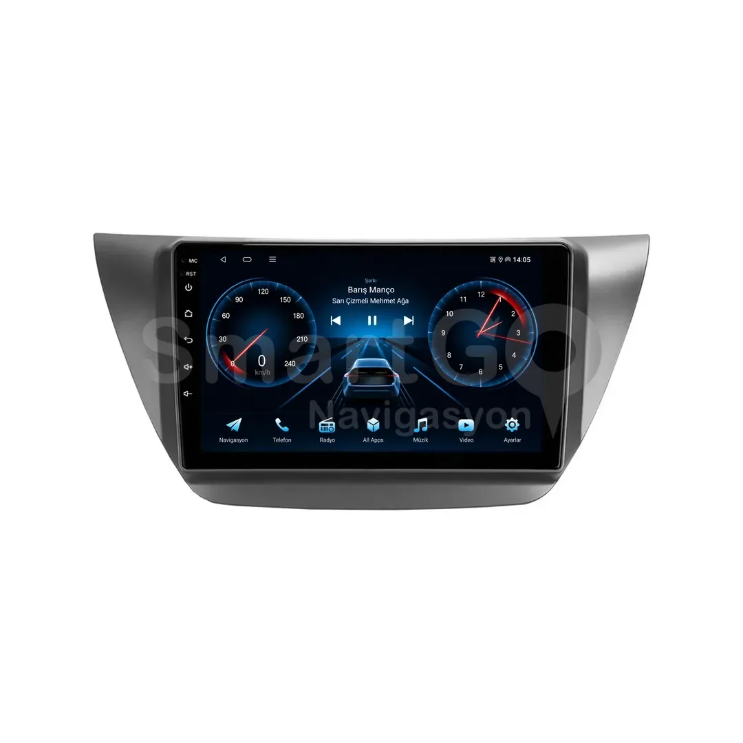 Mitsubishi Lancer Android Multimedya Sistemi (2004-2008) - 9 İnç