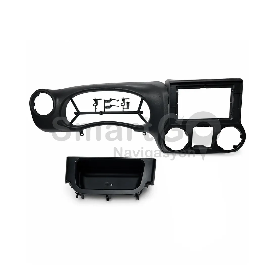 Jeep Wrangler 10 İnç 2011-2017 Multimedya Çerçevesi