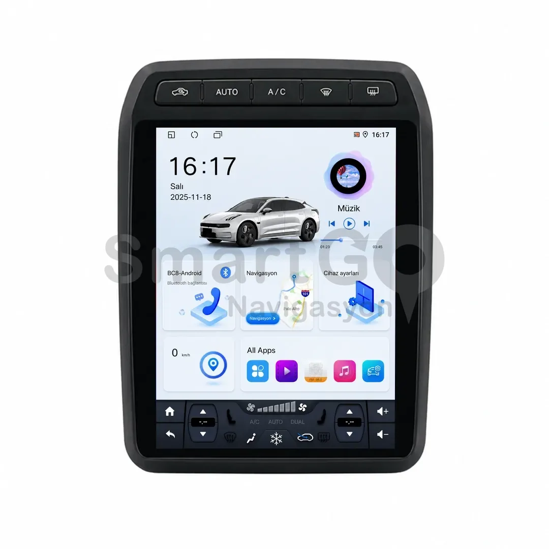 Citroen Berlingo Android Tesla Multimedya Sistemi (2009-2018) - 9.7 İnç