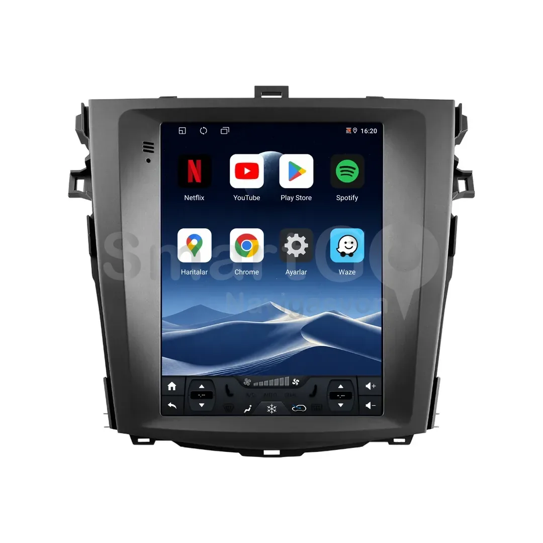 Toyota Corolla Android Tesla Multimedya Sistemi (2007-2012) - 9.7 İnç