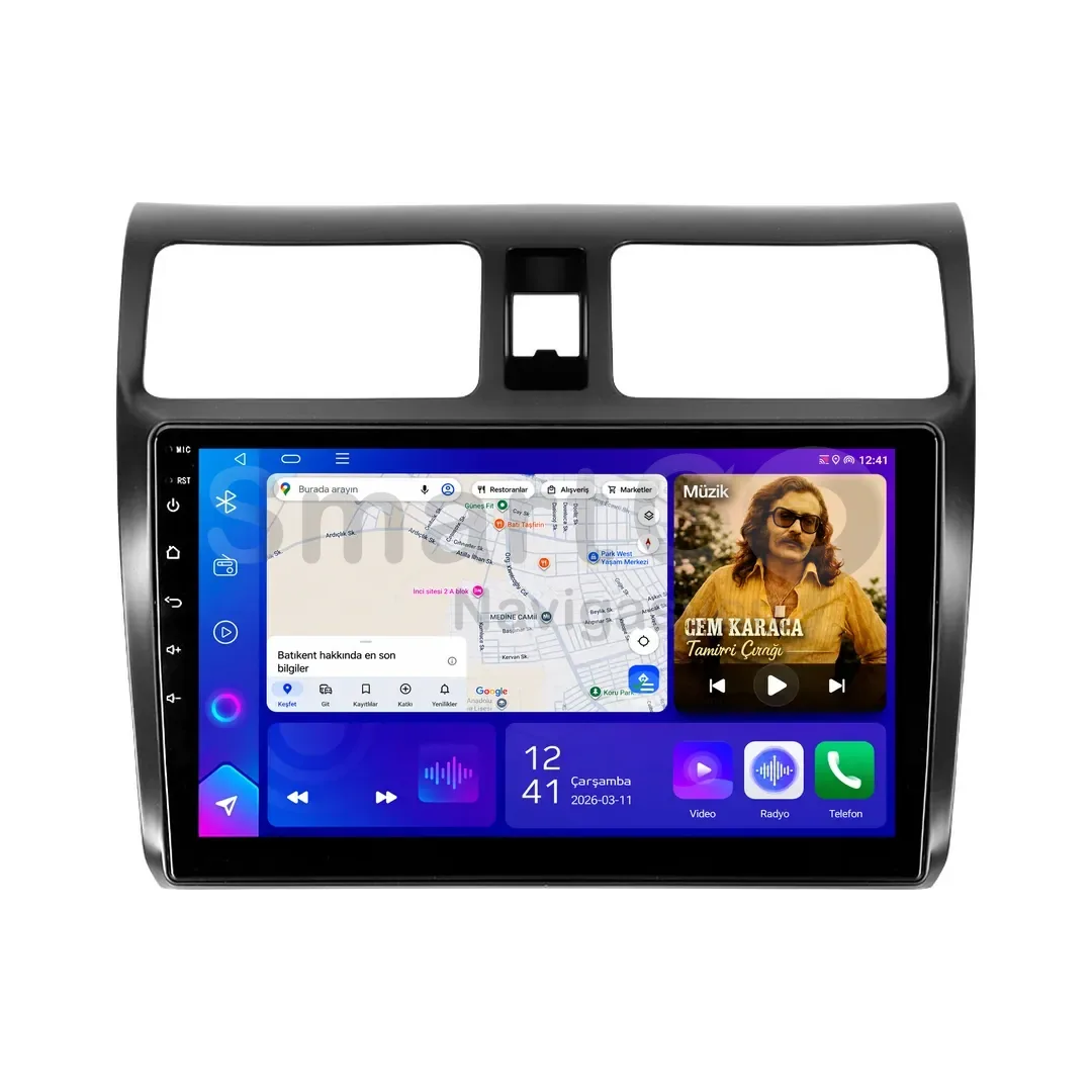 Suzuki Swift Android Multimedya Sistemi (2006-2011) - 10 İnç