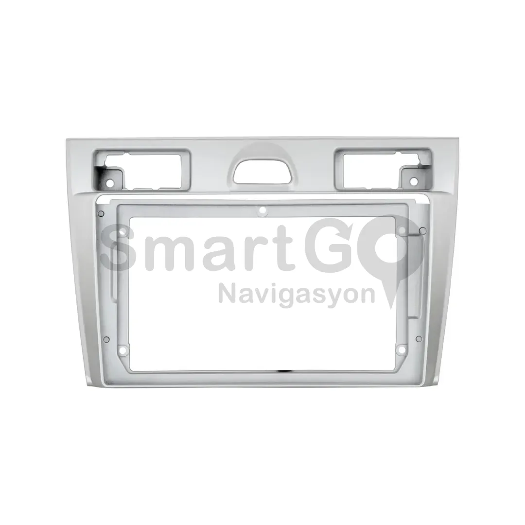 Ford Fiesta 9 İnç 2006-2009 Gri Multimedya Çerçevesi
