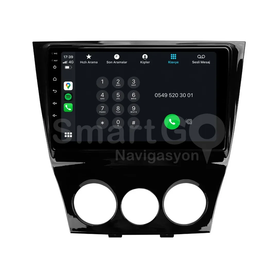 Mazda RX-8 Android Multimedya Sistemi (2004-2011) - 9 İnç