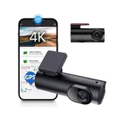 A6 4K+1080P Çift Kameralı GPSli Araç İçi Kayıt Kamerası