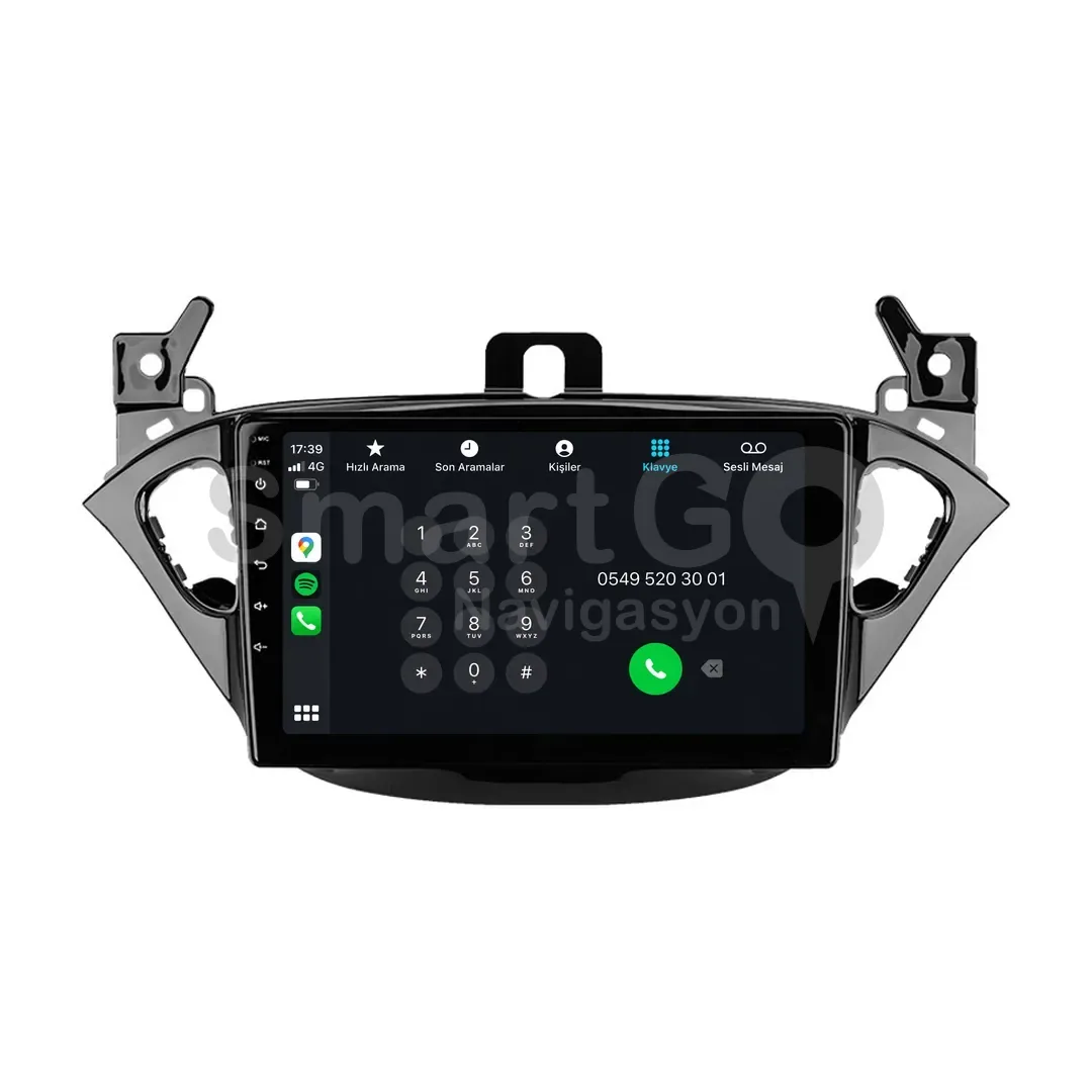 Opel Corsa Android Multimedya Sistemi (2015-2019) - Adam 9 İnç